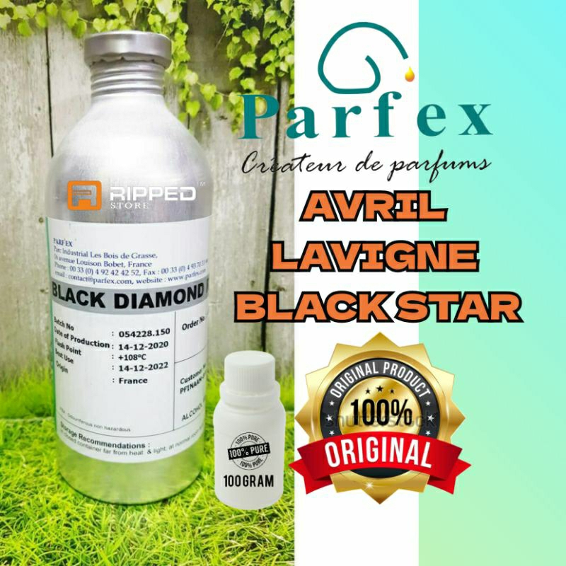 100ML Bibit Parfum Murni Avril Black Star Original Parfex