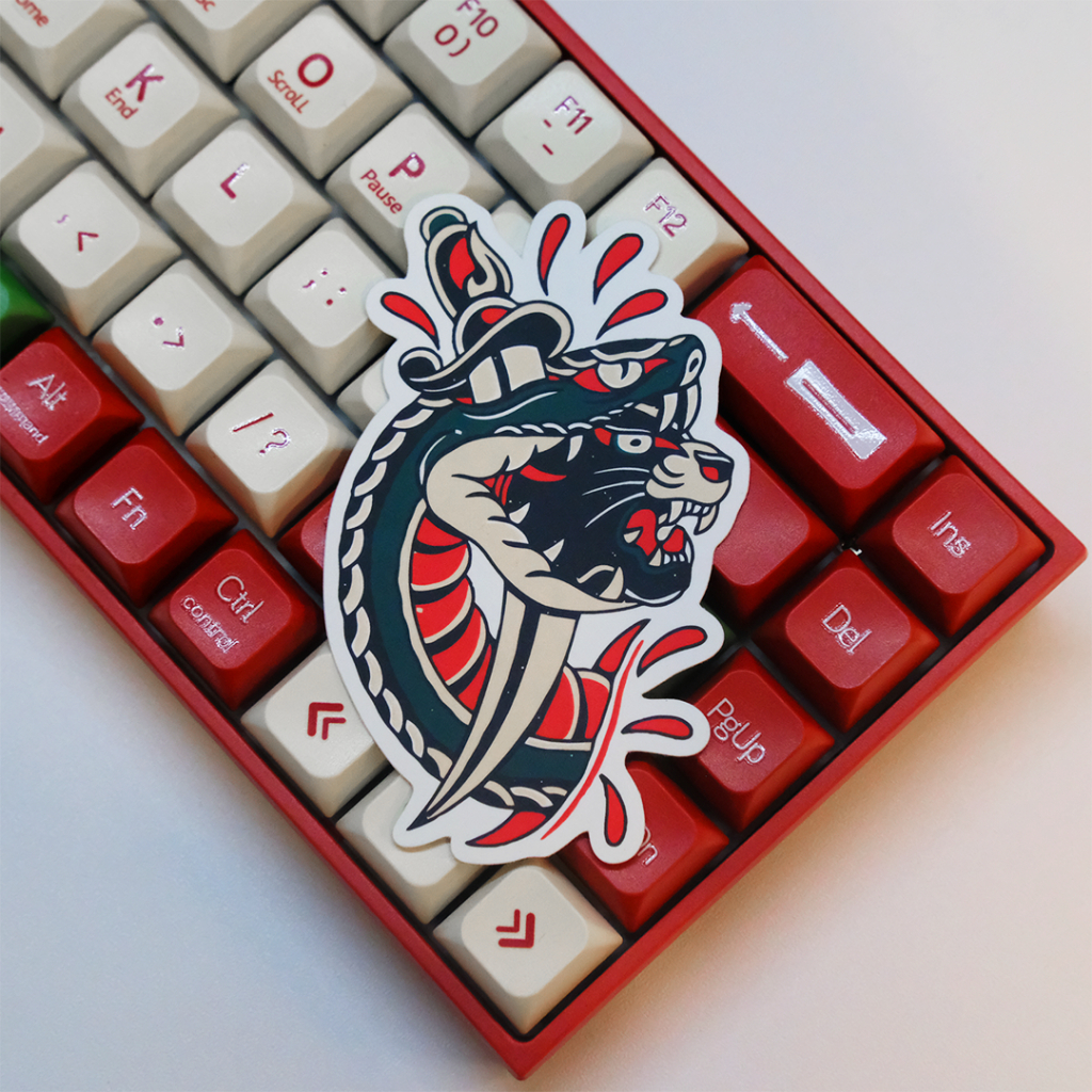 

STICKER SNAKE DAGGER TRADITIONAL TATTOO DESIGN