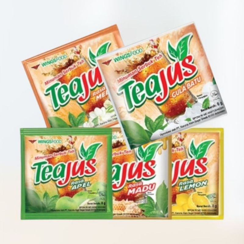 

MARIMAS, TEA JUS Minuman Serbuk All Varian Minuman Serbuk Instan Rasa Buah Segar