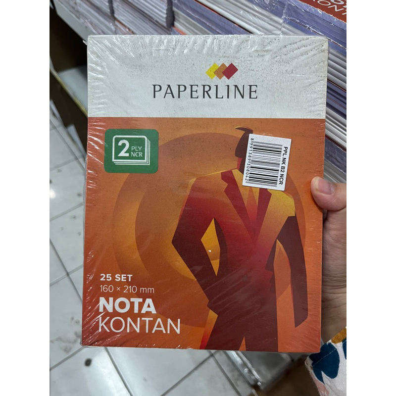 

Nota Kontan Besar 2ply PAPERLINE - NCR -ukuran 16x21 - 10buku