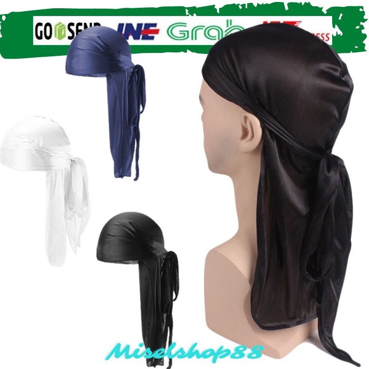Durag Kepala Bandana Ekor Panjang Hip Hop DuRag bajak laut pirates
