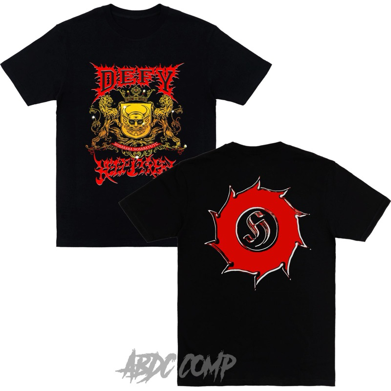 Defy Hardcore Tshirt - Kaos band Hardcore Defy Tshirt black Defy who Suffer Hardcore