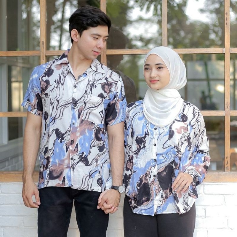 Kemeja Couple Viscose Premium | sweet couple premium quality