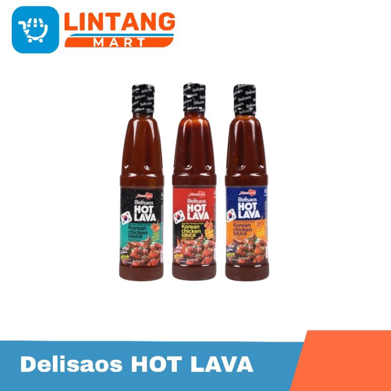 

✨LINTANGMART✨ Hot Lava Korean Chicken Saus Korea Honey Original Honey Spicy Honey Garlic 160g