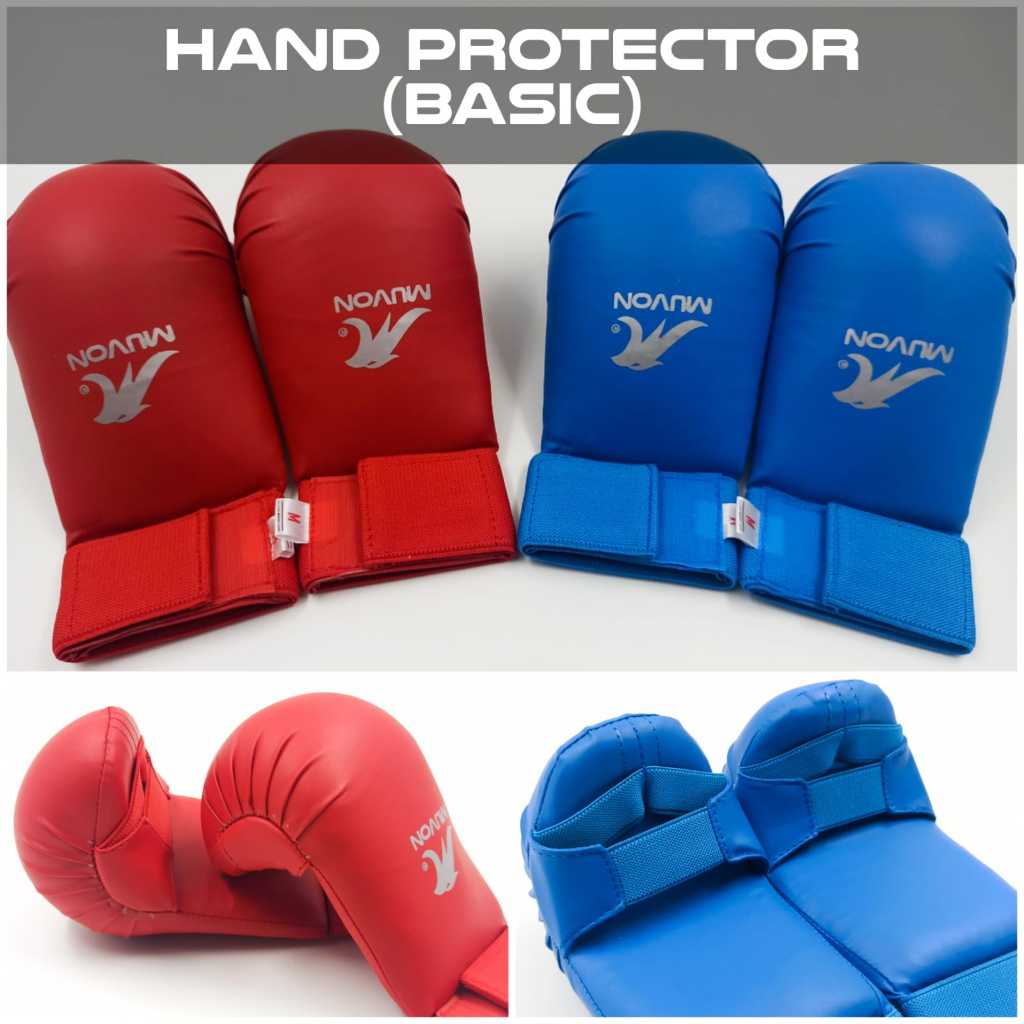 Muvon protector, alat pelindung tangan dan kaki atlet karate sport original