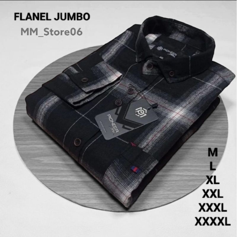 KEMEJA FLANEL VETERANO PREMIUM XXL XXXL XXXXL KEMEJA FLANEL JUMBO OVERSIZE LENGAN PANJANG