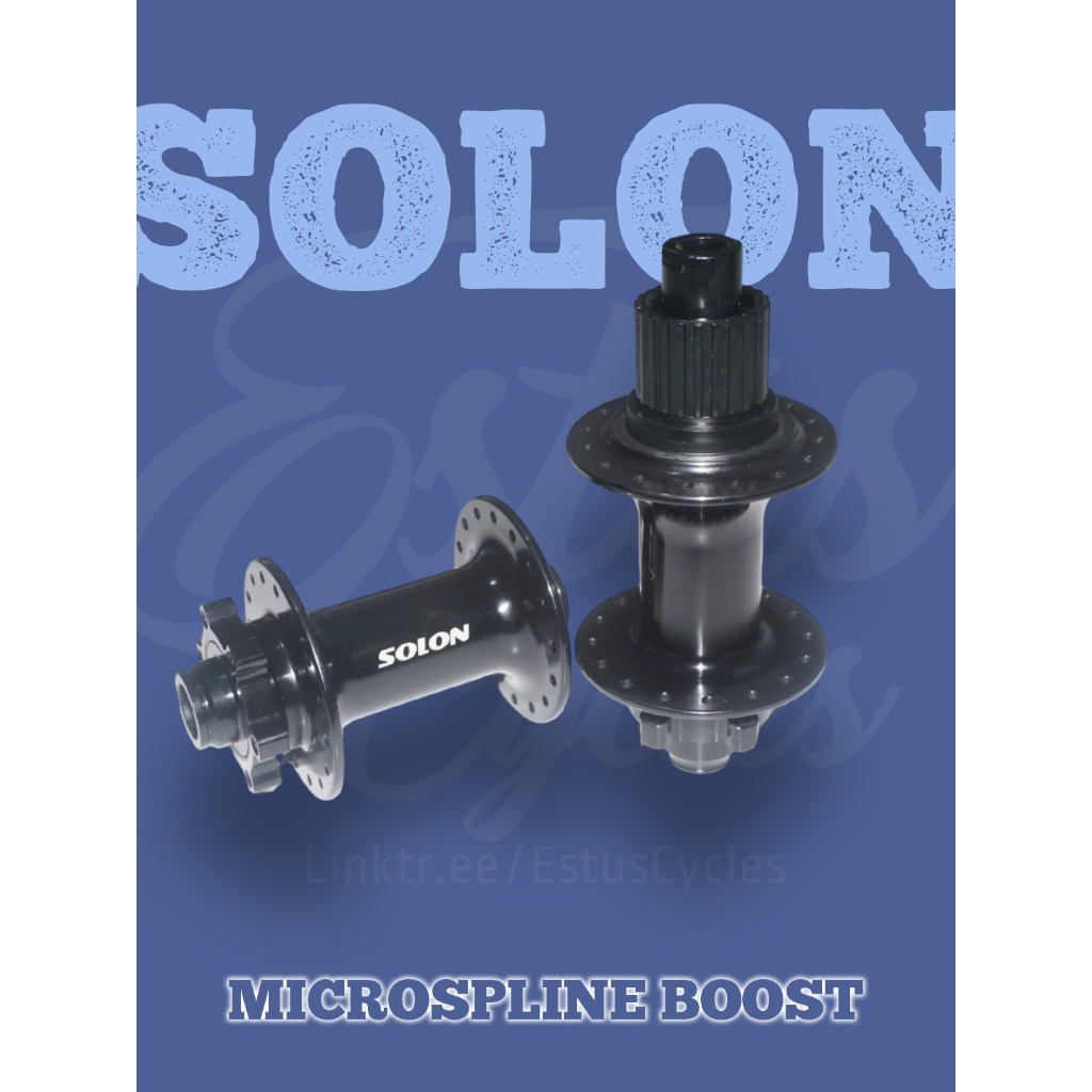 Solon Microspline Boost TA 15x110 TA 12x148 Hub Freehub Sepeda Estus Cycles