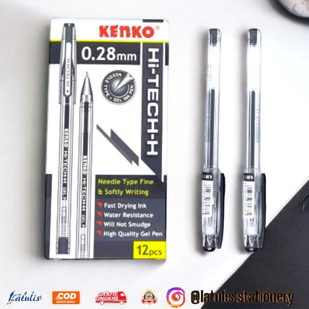 

PULPEN HITECH KENKO 0.28MM / PEN HI-TECH (1PACK/12PCS)