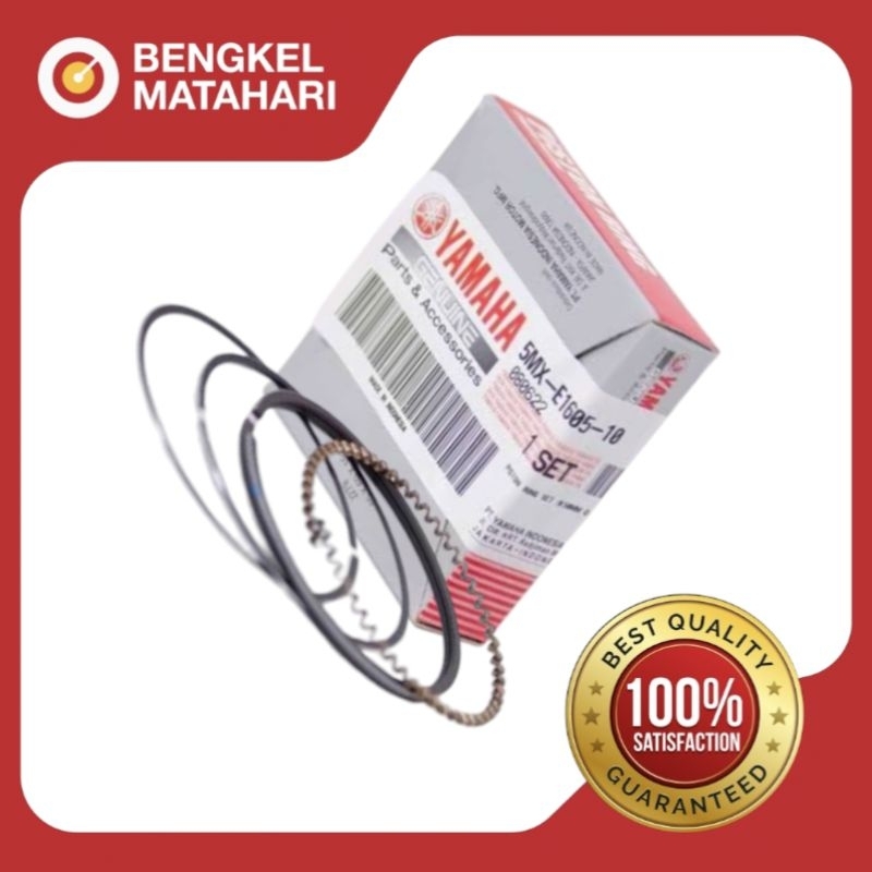 RING SEHER/RING PISTON (5MX) MIO KARBU, FINO KARBU, SOUL KARBU OVERSIZE 50 ORIGINAL YGP