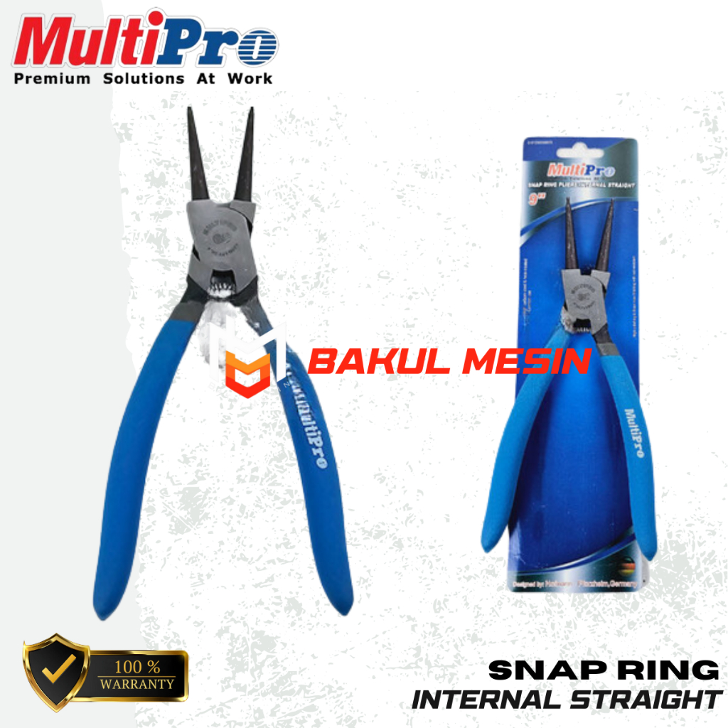 MULTIPRO TANG SNAP RING PLIERS 9 INCH INTERNAL STRAIGHT 9"