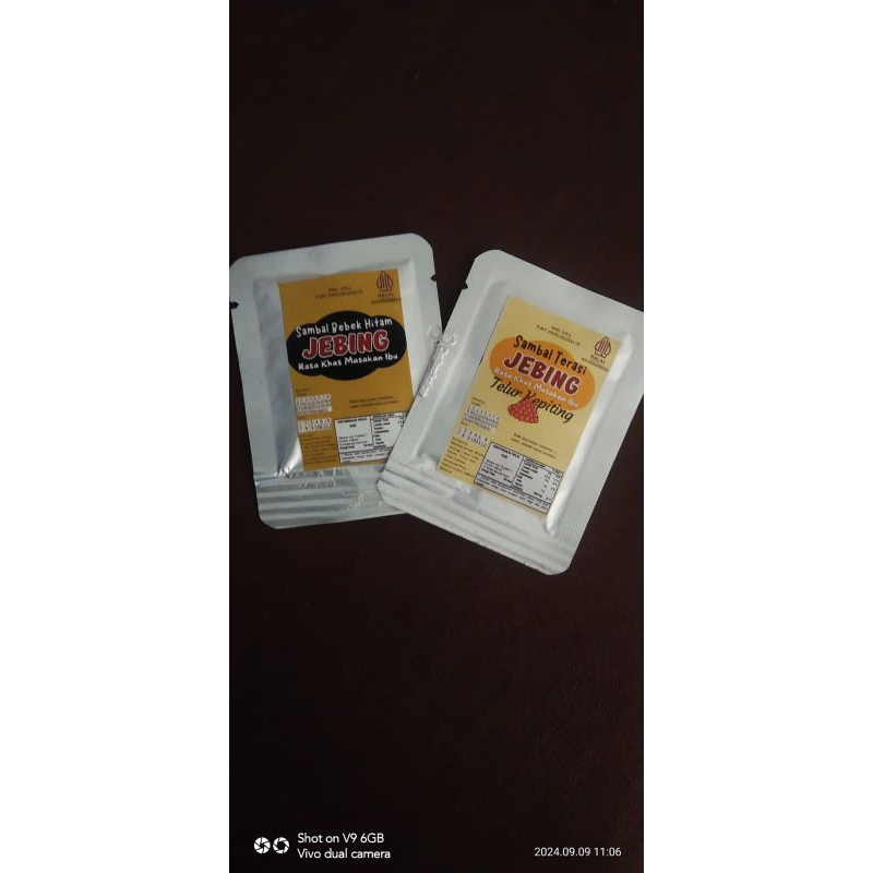 

sambel terasi sachet/ cumi/tongkol/terii/