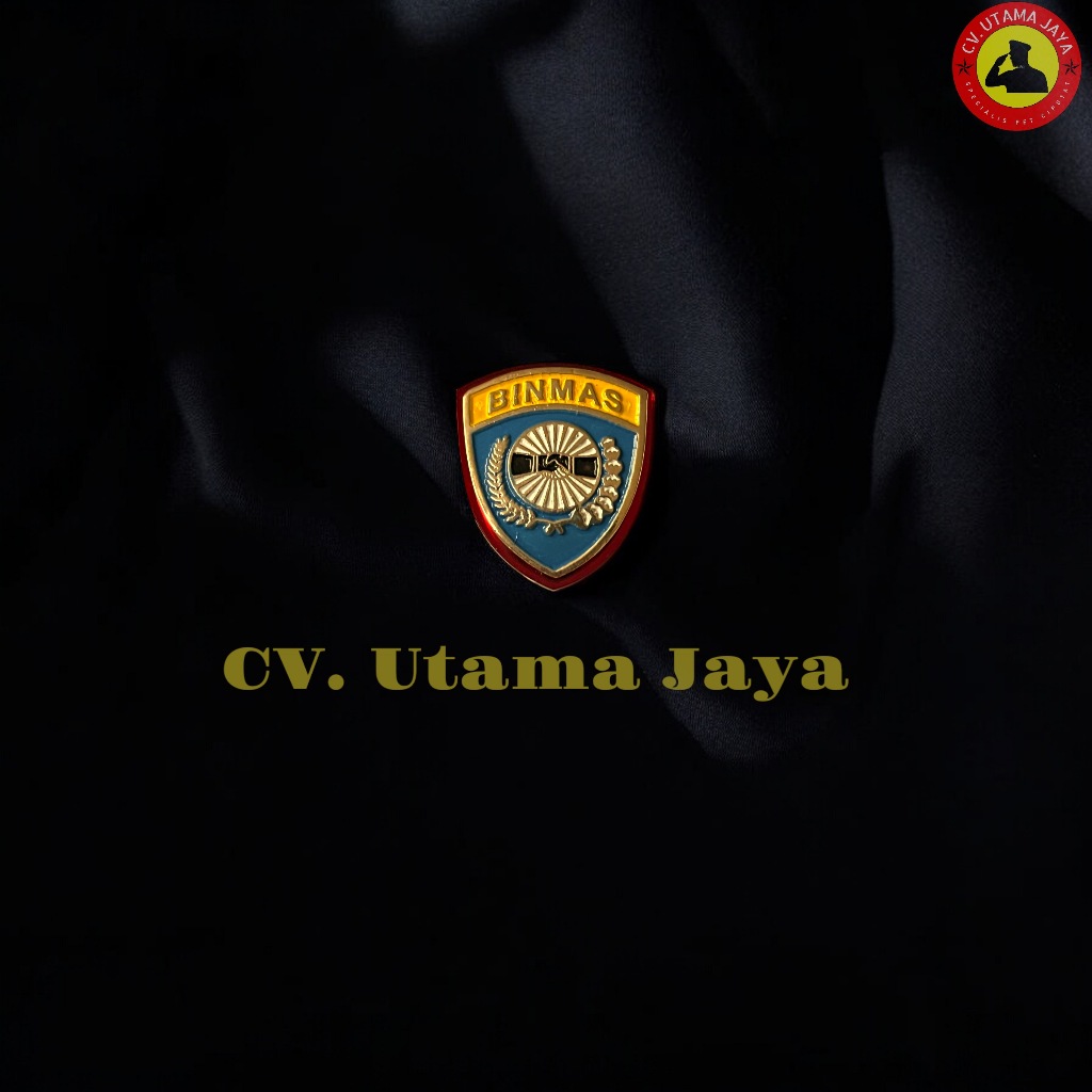 Pin BINMAS | Brevet Binmas Bimbingan Masyarakat Polri Polisi