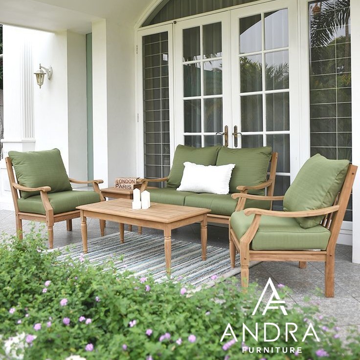 kursi tamu kayu jati , kursi teras rumah garden, kursi exterior rumah