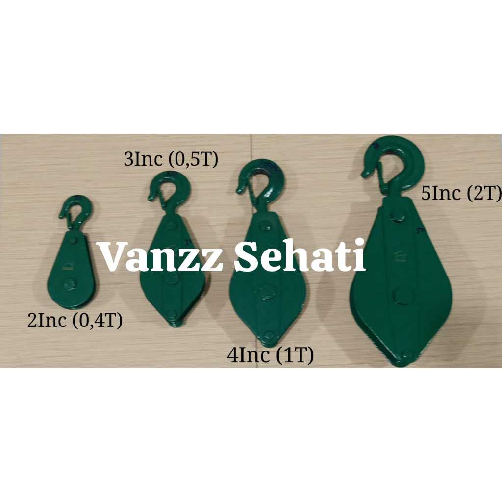 Katrol Hijau / Katrol Kapal / Kerekan Sampan / Perahu / Boat