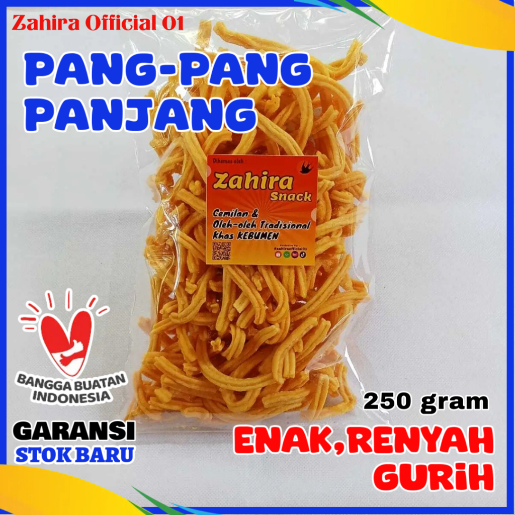 

Sari Udang Pang-pang Panjang Cemilan Keripik Gurih Renyah 250 gram