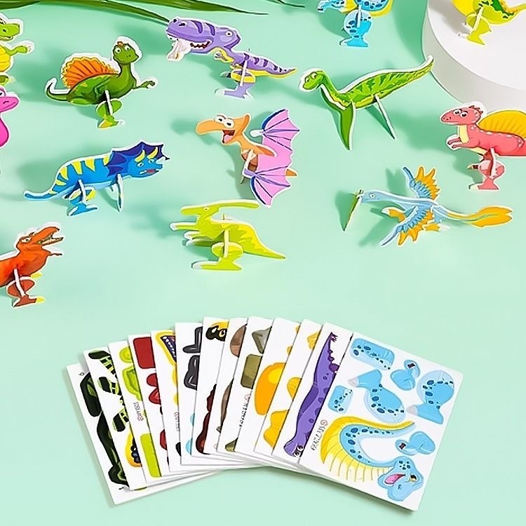READY 3D puzzle diy Mainan edukasi puzzle 3d anak Miniatur diy rumah