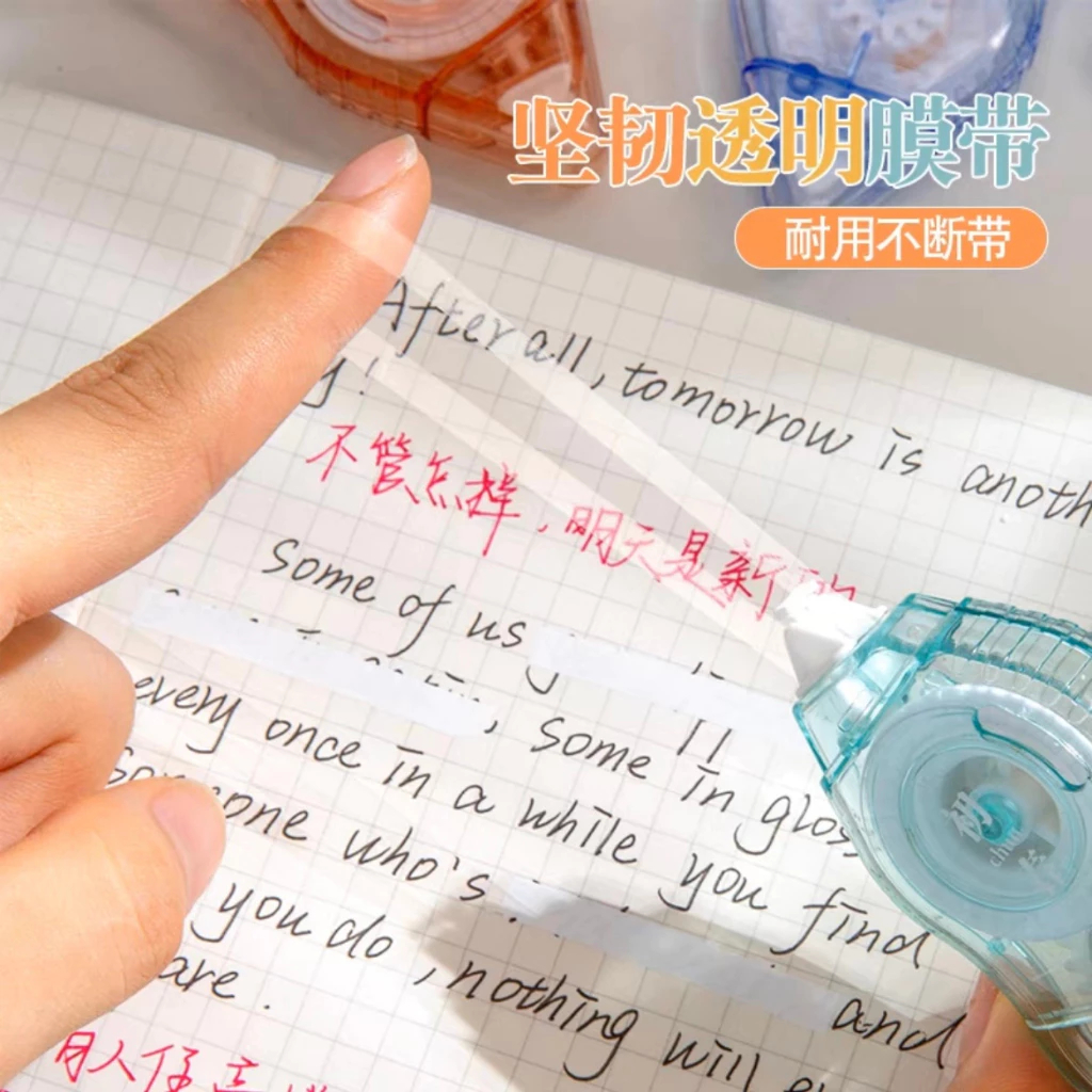 

1 PCS Tip X Pita Warna Pastel Kertas Roll / 12m 30m 35m Correction Tape Tip-Ex Aesthetic Lucu