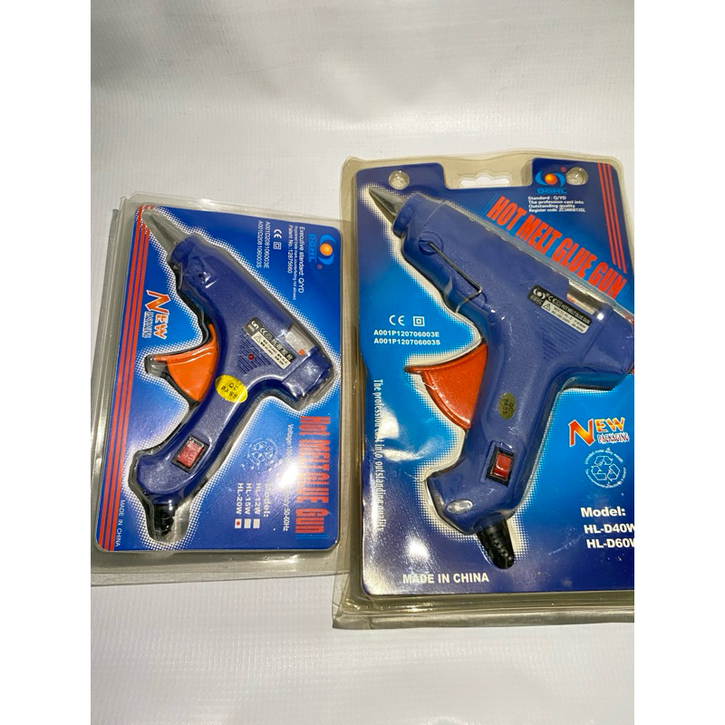 

Lem tembak / Glue Gun Besar 60 Watt DGHL dan Glue Gun Lem Tembak Kecil 20 watt DGHL Biru