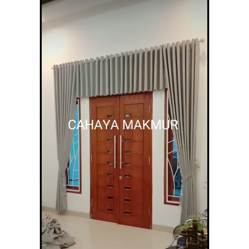 Gorden jendela gorden pintu gorden blackout 1 set poni