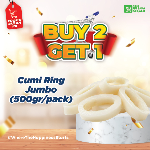

Buy2 Get 1 Cumi Ring Calamari (500gram) - Saltic