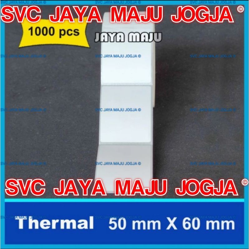 

PROMO ETIKET LABEL THERMAL 5x6 50x60 50 x 60 ISI 1000 PCS STICKER STIKER BARCODE 50x60MM 5x6 CM || LABEL BARCODE TANPA RIBBON DIRECT THERMAL || 50 X 60 THERMAL TOP COAT - 1 LINE - FACE OUT - ISI 1.000 PCS || 50X60 PABRIK GARMEN PAKAIAN