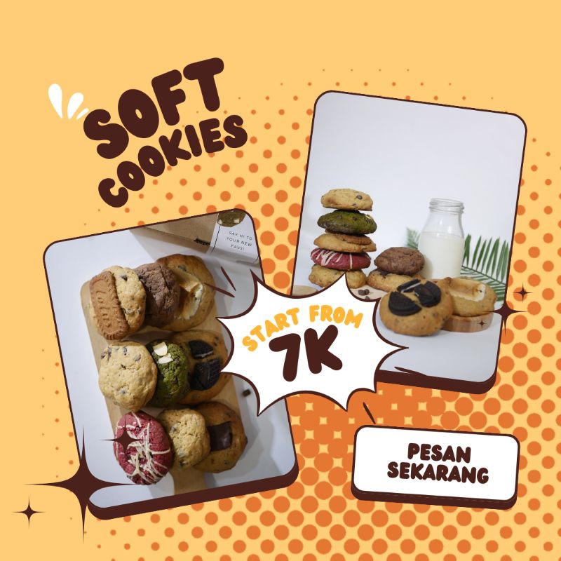 

Soft cookies fresh baked