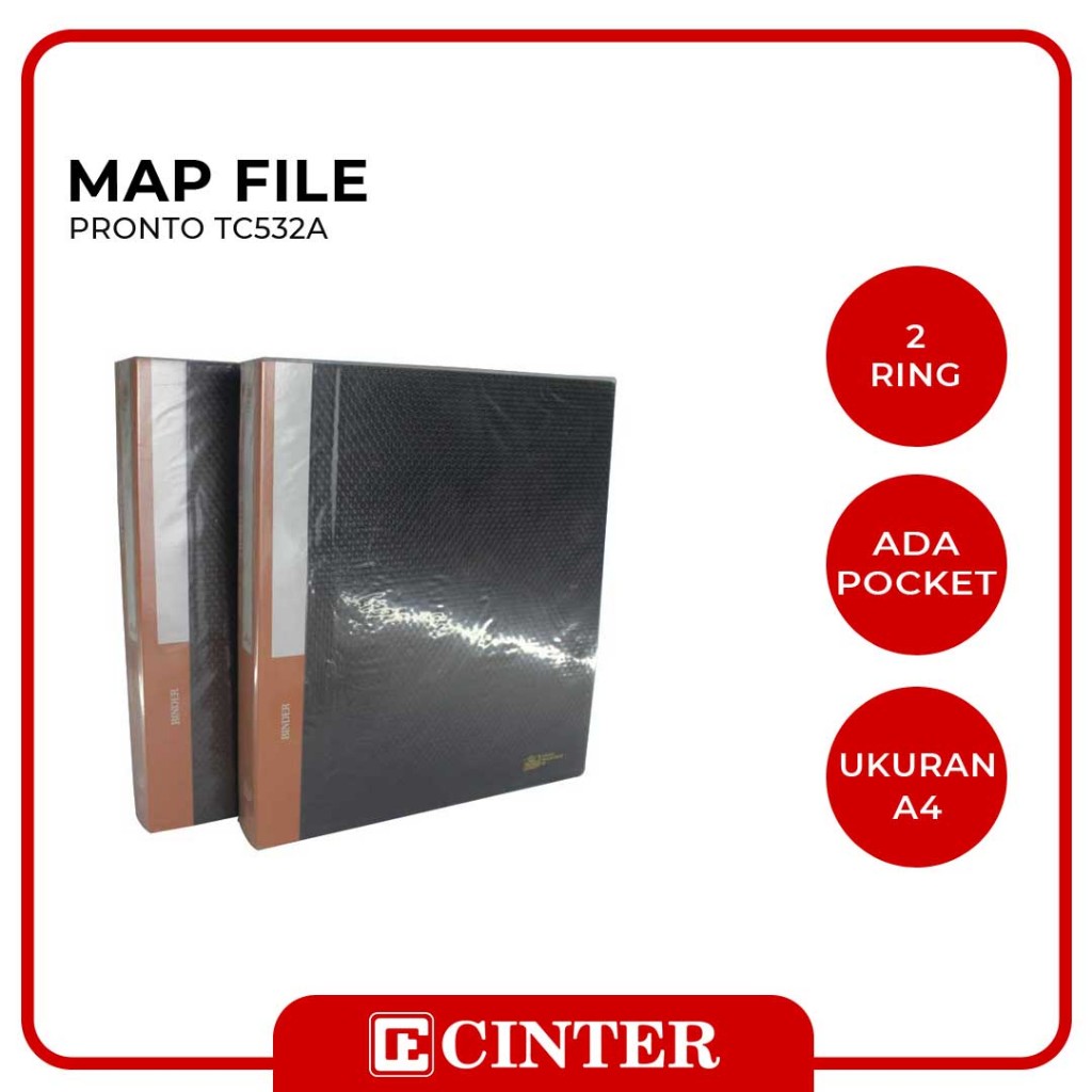 

PRONTO - MAP DOKUMEN / MAP BINDER 2 RING TC532A4 & TC532F4