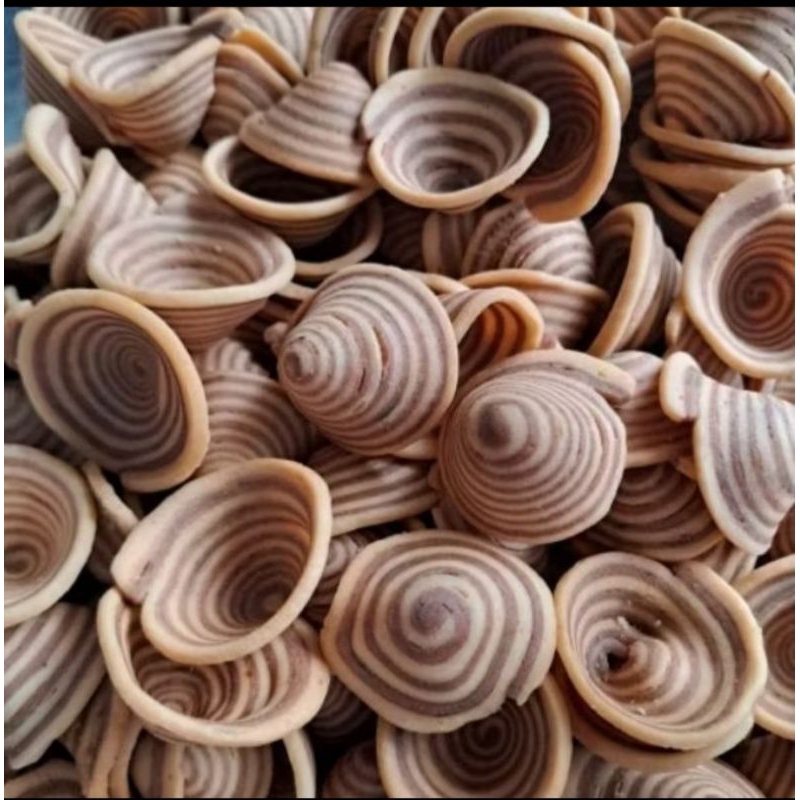 

Kuping Gajah Mini Contong / Lebar Gurih Manis, tipis, renyah 500gr