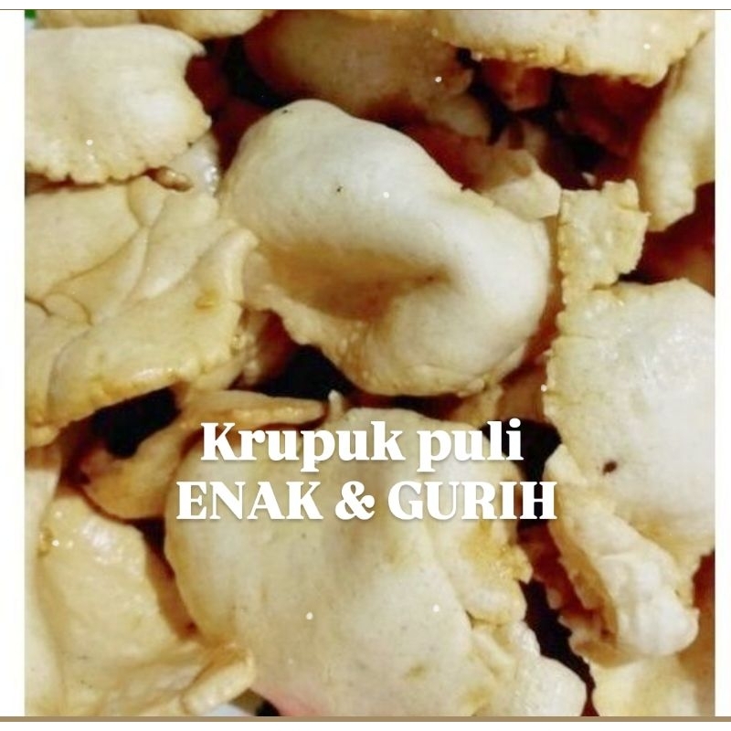 KRUPUK PULI ~ KRUPUK RAMBAK Edisi Mentah ~ 1kg ~ CAMILAN KHAS MADURA SUPER ENAK & GURIH