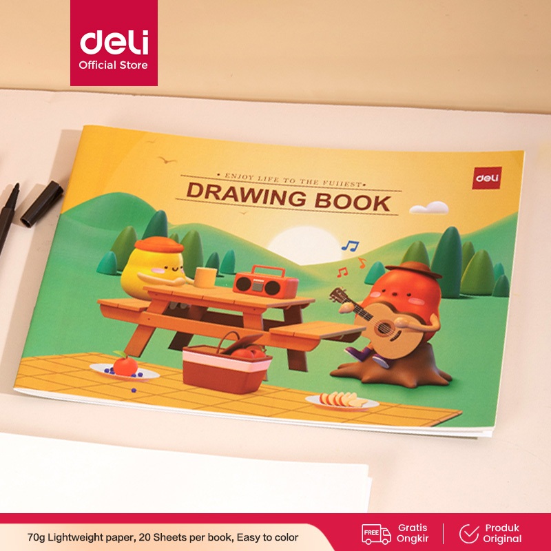 

Deli Buku Gambar / Drawing Book 20 Lembar EN080