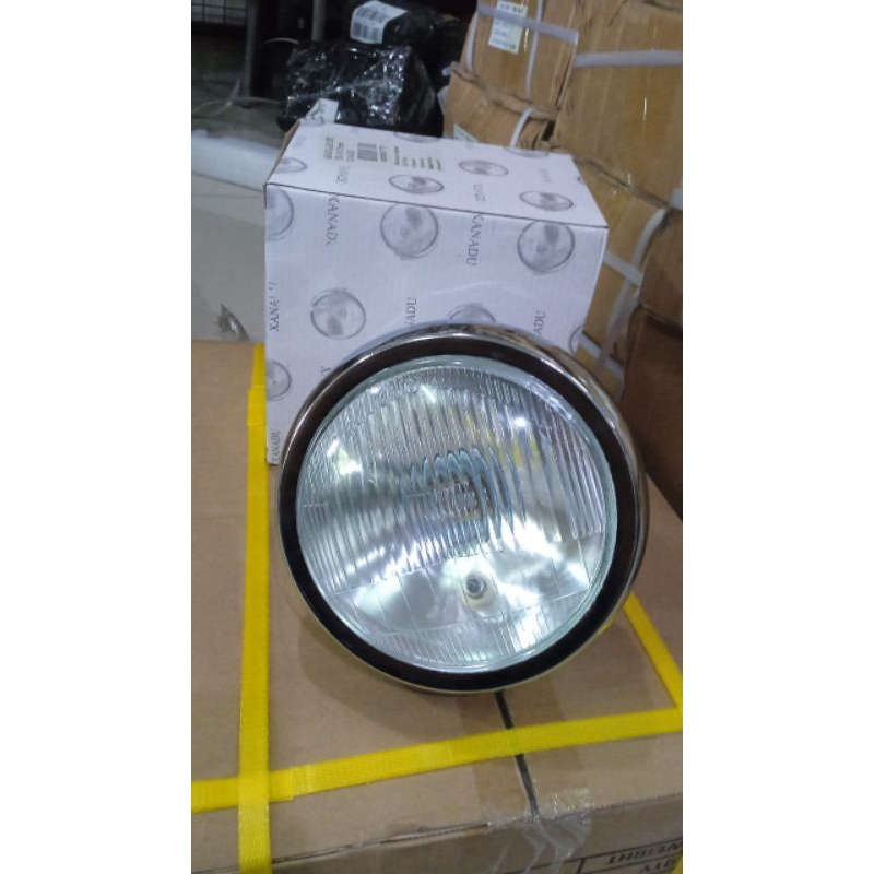 REFLEKTOR LAMPU DEPAN YB 100 BATOK CROM