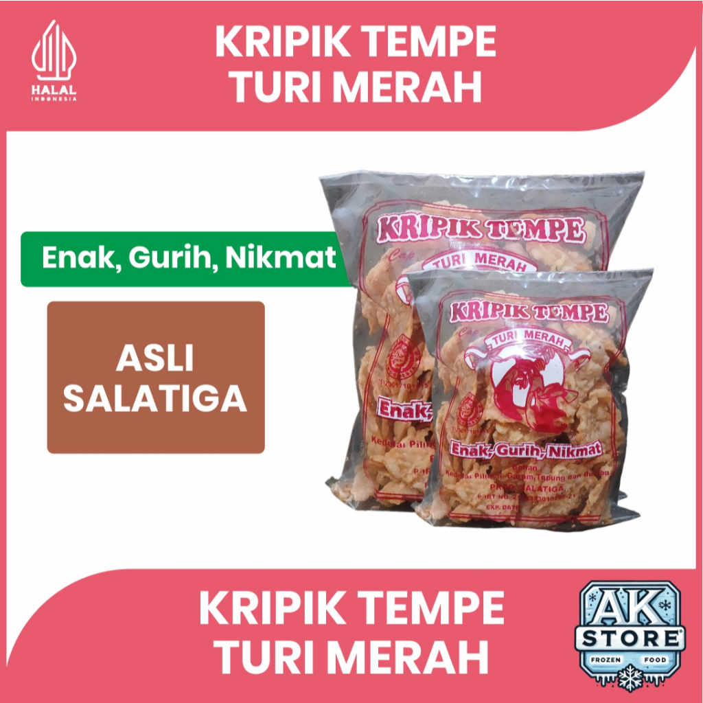 

Keripik Tempe Turi Merah | Camilan Renyah dan Gurih