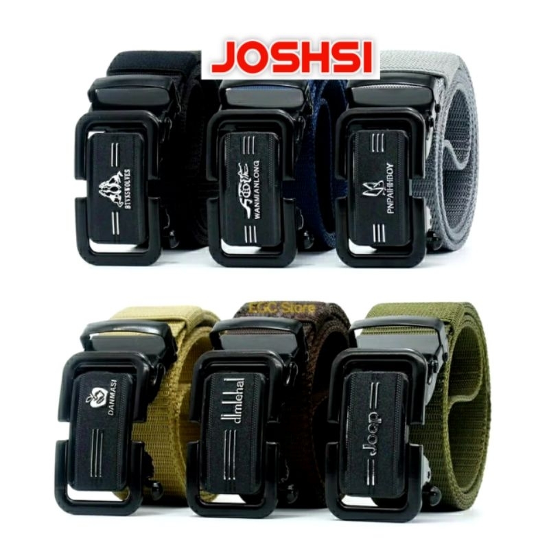 Ikat pinggang kanvas premium ikat pinggang pria Gasper pria