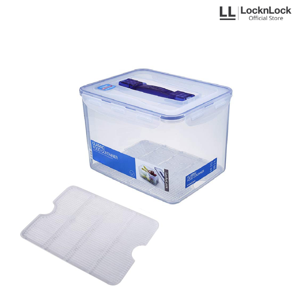 LocknLock Kotak Makan HPL889 - Rectangular Tall 12L With Handle