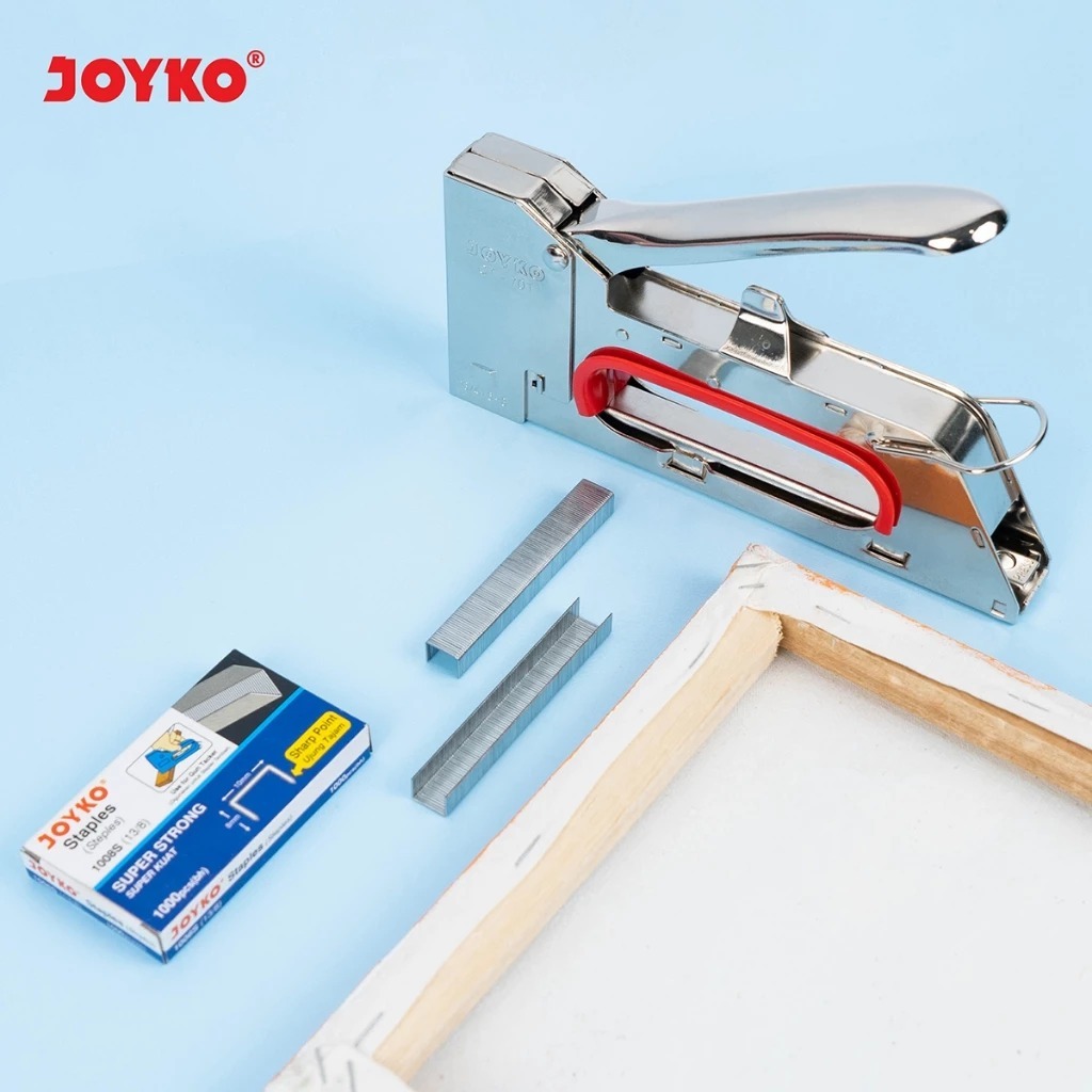 

STAPLES JOYKO 1008S GUN TACKER STAPLES GUN REFILL ISI STAPLES STEPLER TEMBAK HEKTER 13/8 BOX