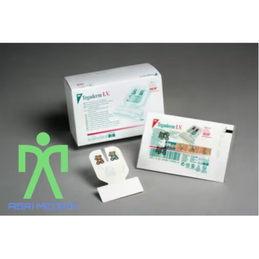 3M Tegaderm Infus set IV 1610 5x5.7cm Plester Penutup Luka Transparant Film Dressing Perban Anti Air