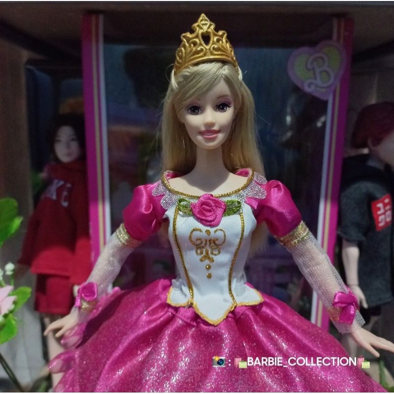 boneka barbie princess mattel gaun 12 dancing princes