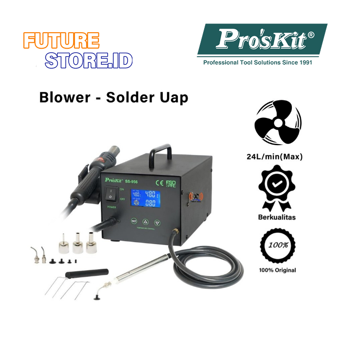 PROSKIT SS-956B Smart Blower/Rework Station With Vacuum Pick Up - Blower Original