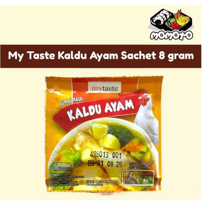 

My Taste Bumbu Rasa Kaldu Ayam Sachet 8 gram Kuah Tumis Masak