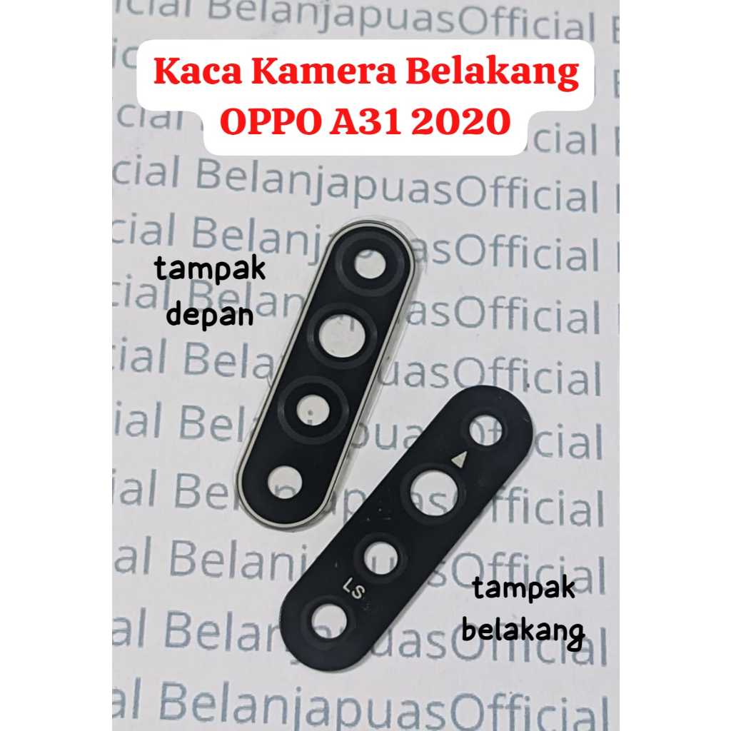 Kaca pengganti Lensa Kamera Belakang OPPO A31 2020
