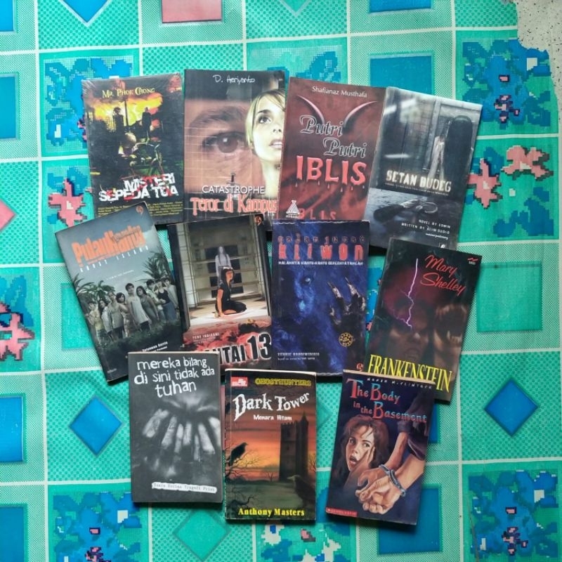 Variasi Novel Misteri; LANTAI 13, Malam Jumat KLIWON, Catastrophe TEROR DI KAMPUS, Putri² IBLIS, SET