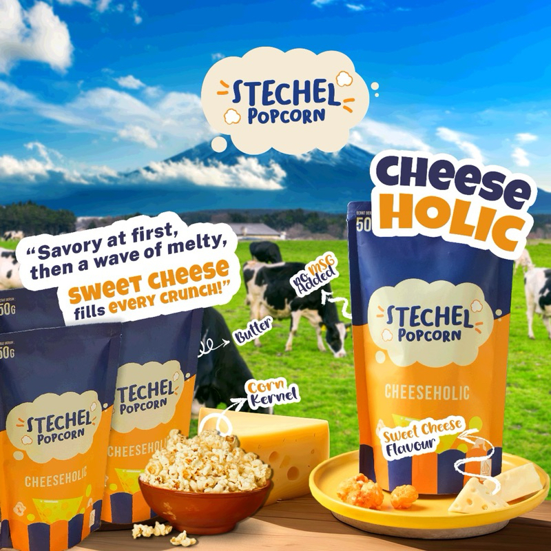 

Stechel Premium Popcorn Cheese Holic 50 Gram