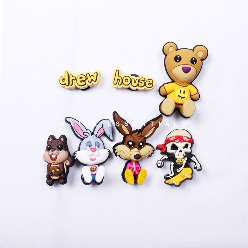 Drew House Justin Bieber x Crocs Jibbitz Lavender / Purple Version (2)