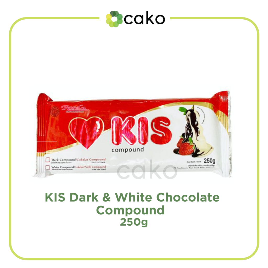 

KIS Chocolate Compound 250gr / Dark & White