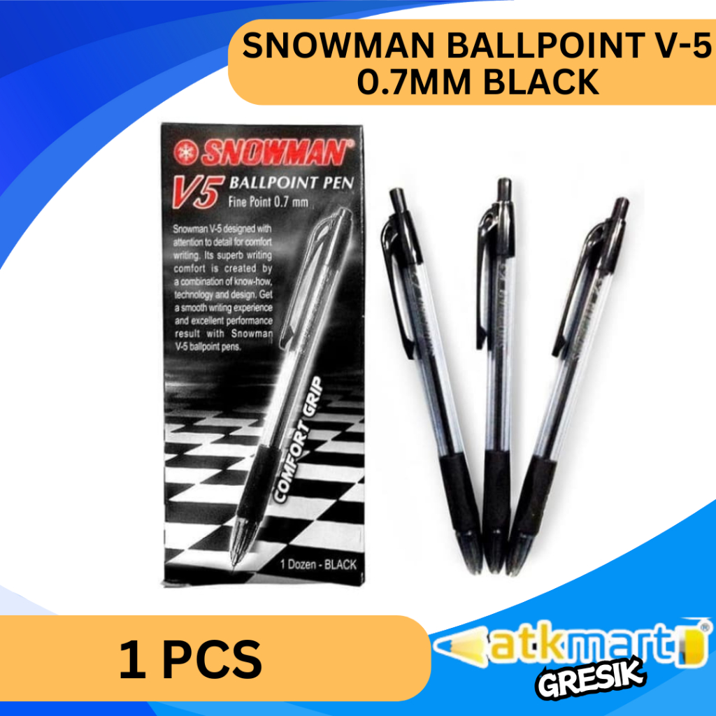 

Snowman ballpoint pulpen V5 0,7 mm