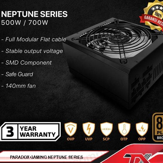 PARADOX GAMING NEPTUNE SERIES 80 PLUS BRONZE | PSU PC