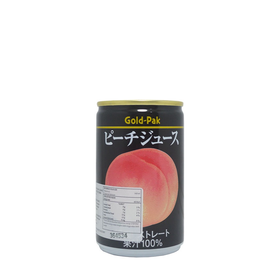 

GOLD PAK PEACH JUICE (YAMANASHI) 160 ML