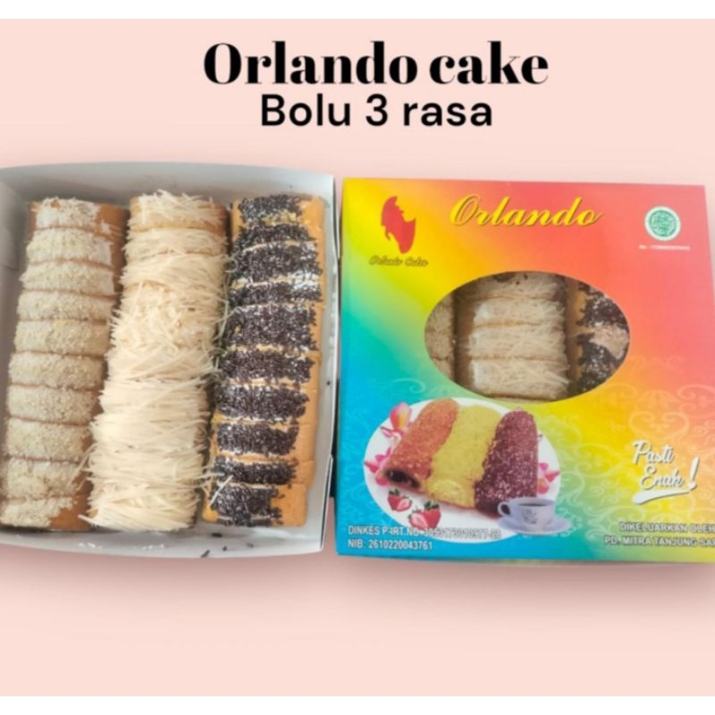 

Orlando bolu 3 rasa / kue bolu