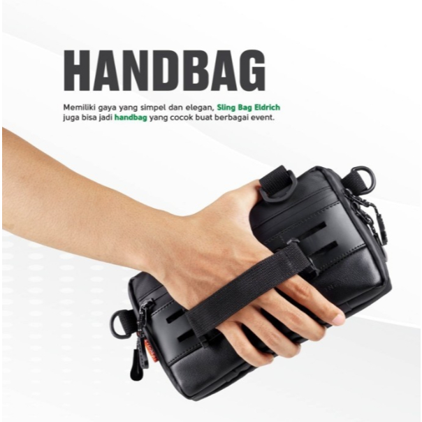 Tas Selempang Pria Mini – Pouchbag Dompet & HP Transparan Elegan