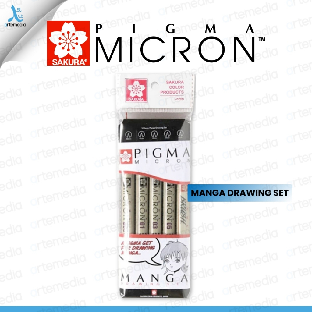 

Sakura Pigma Micron Manga Set Pulpen Gambar